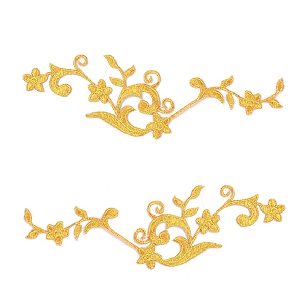 Toppe termoadesive-cucibili in poliestere con ricamo computerizzato