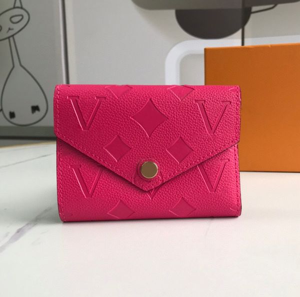 Fashion designer wallet luxury Empreinte purses womens wallets high-quality embossed flowers letters credit card holders ladies short money
