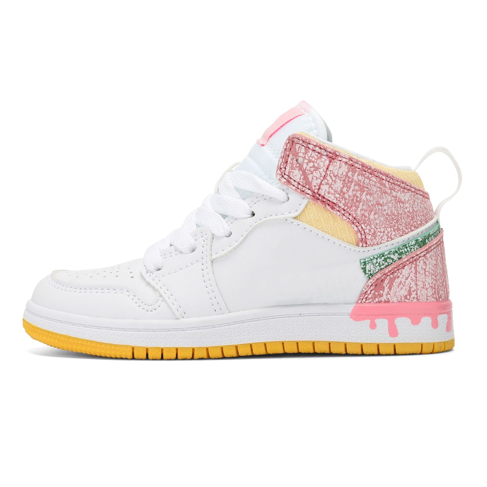 2023 new color kids shoes 1s toddler 1 shoe Children boys basketball black mid sneaker Chicago designer blue trainers baby kid youth infants Sports