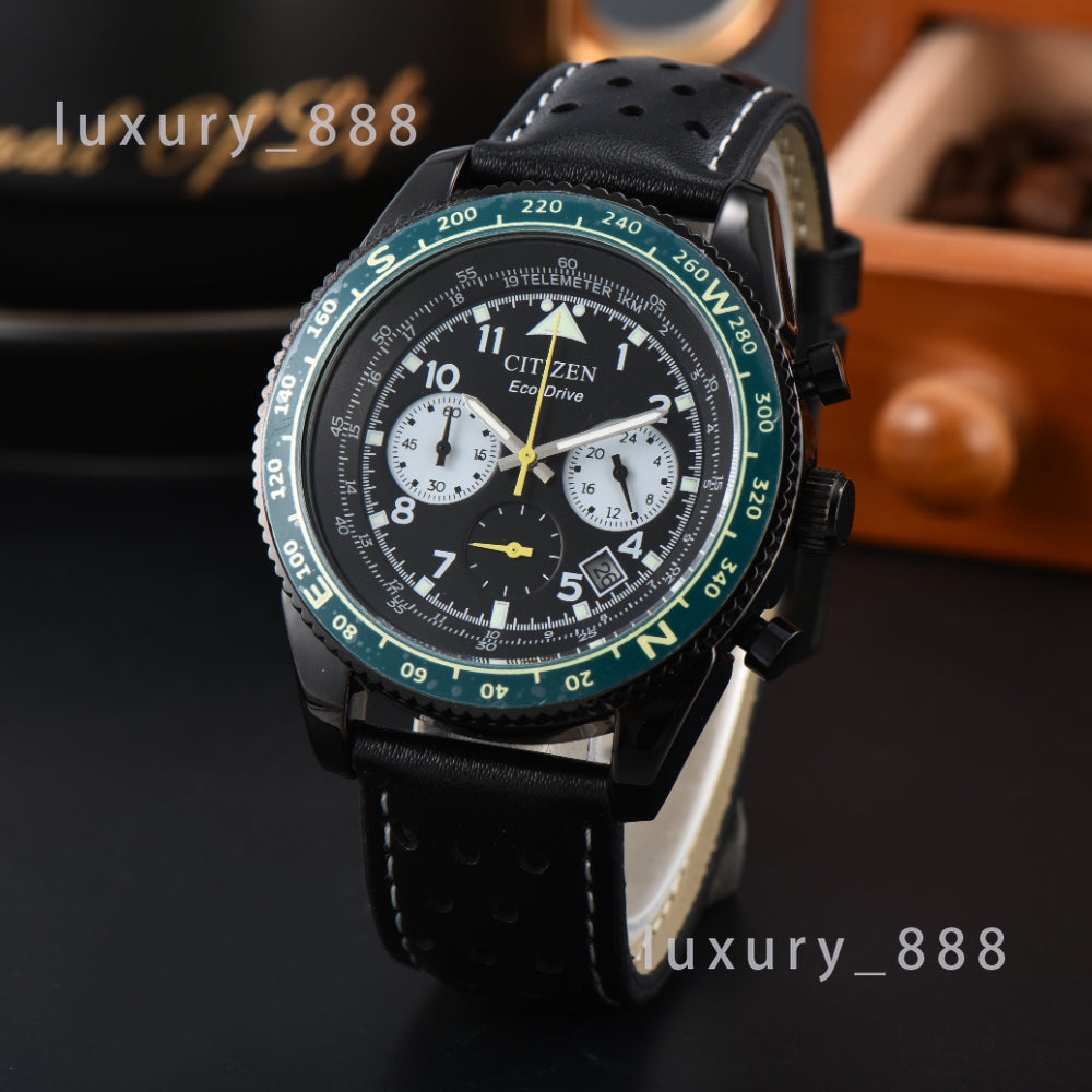 Hot 2025 Multi-color Luxury Watches for Men Quartz Wristwatch Leather Strap Automatic Date Daily Waterproof Hot Sale Designer Fashion AAA Male Clock