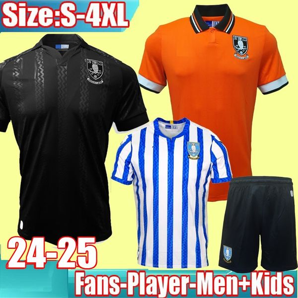 3XL 4XL 24 25 Sheffield Wednesday Third Soccer Jerseys Home away 3rd 2024 2025 ADENIRAN FAMEWO DELEBASHIRU FLINT Will Vaulks Football Shirts