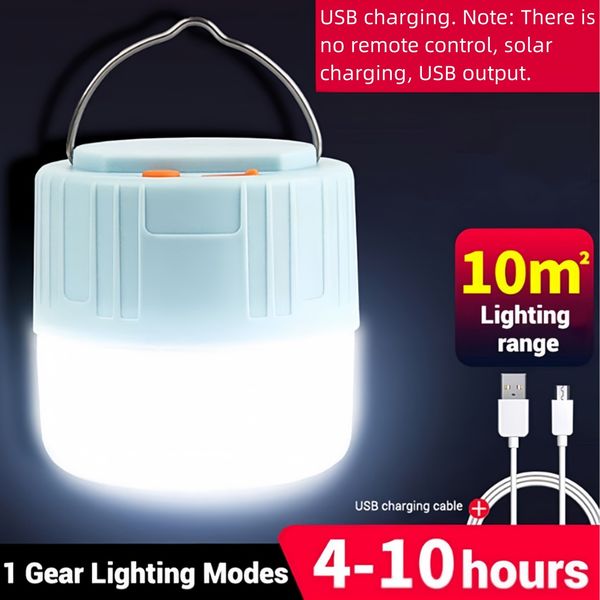 Emergency Solar Bubble Lanterns - Portable USB Rechargeable Lighting for Campsites & Markets