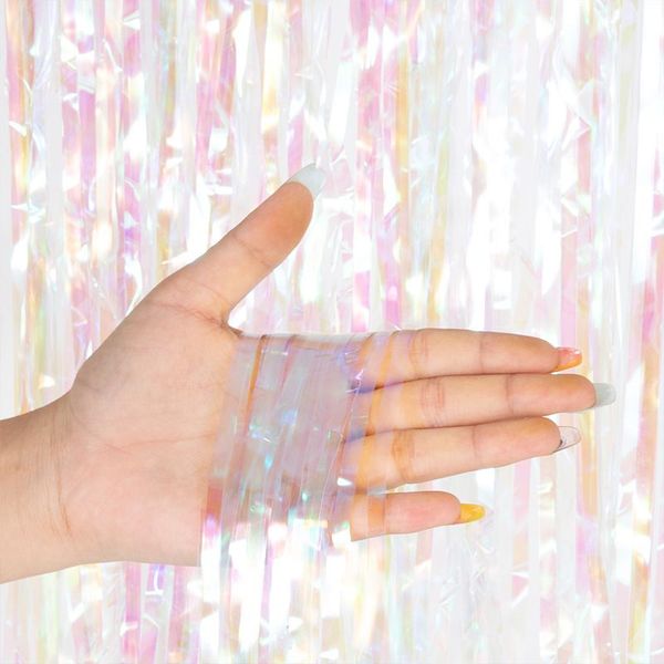 2025 Multiple Colors Wave Rain Ribbon Curtain Outdoor Decoration Festive Wedding Party Decoration Home Decor