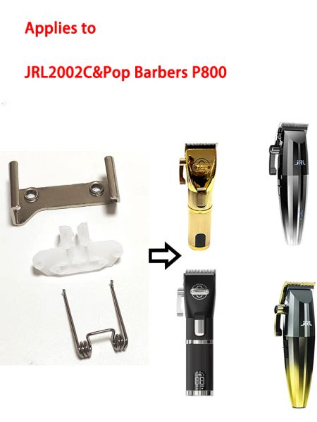 Suitable for JRL2020C-PopBarbers P800 Barbershop Hair Clipper Accessories, Spring, Tool Holder, Swing Head, Guide Block Trimmer