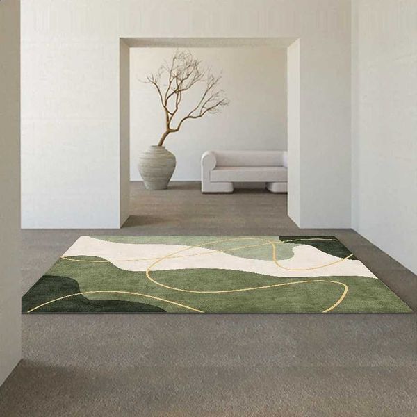 Japanese Wabi-sabi Living Room Carpet Luxury Bedroom Decor Abstract Carpet Modern Nordic Lounge Rug Washable Non-slip Floor MatM240806