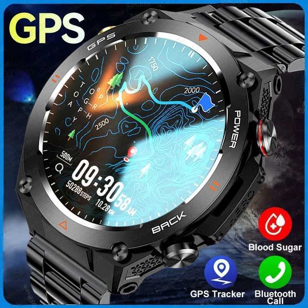 Smart Watches 2024 New GPS smartwatch with 145inch ultra high definition display builtin GPS and compass manufacturingreceiving phone 650mAh