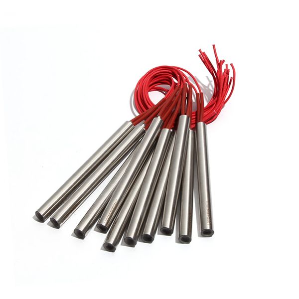 10PCS 13mm 165~185mm 201SUS Cylindrical Cartridge Heaters 110V-220V-380V Heating Tube 530W-550W-570W-600W Electric Element
