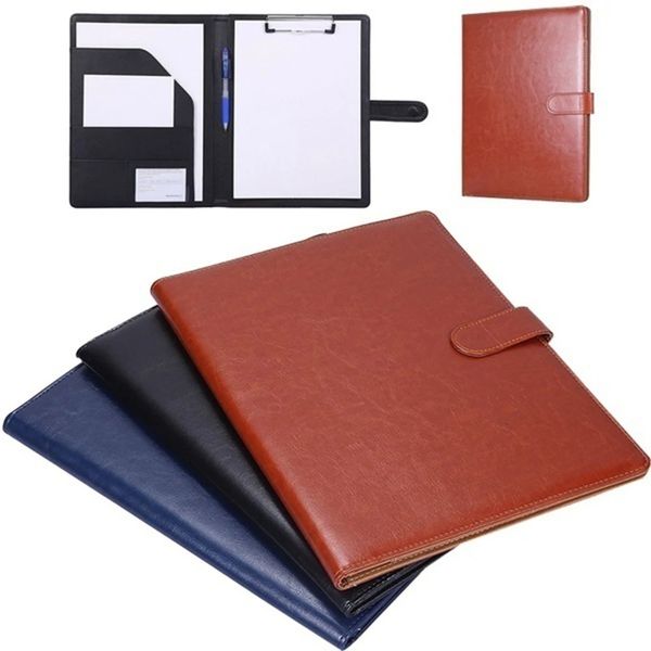 Filing Supplies Multifunctional A4 Conference Folder Business Stationery Folder Leather Contract File Folders Bill Organizer Document Holder