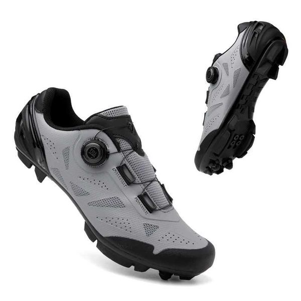 MTB Cycling Sneakers Men Breathab Knit Self-Locking Road Bicyc Shoes For Exercise Bikes SPD Cats Clip Cyc Training ShoesXJ241121
