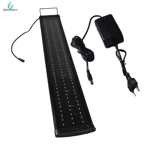 Aquarium LED Lighting 90-110cm Fish Tank Light Lamp With Extendable Brackets 5 colors LEDs Fits for Aquarium Z250205