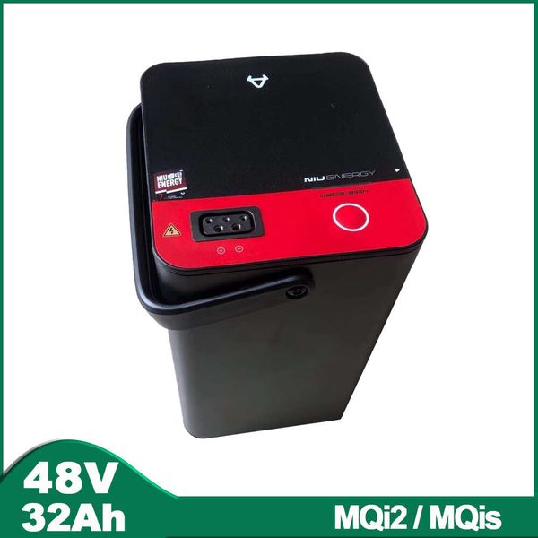 Bateria de lítio original nova mqi2 e mqis 48v 32ah moto scooter elétrico
