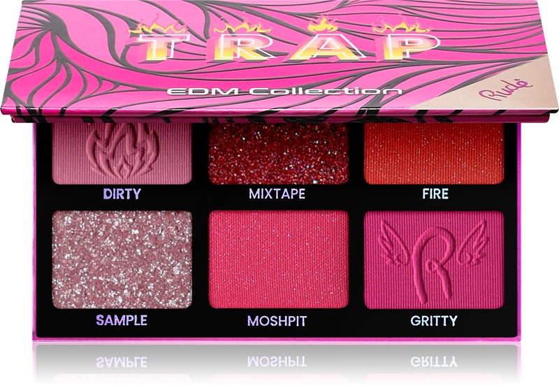 Rude Cosmetics EDM Collection Lidschattenpalette Farbe Trap 6 g