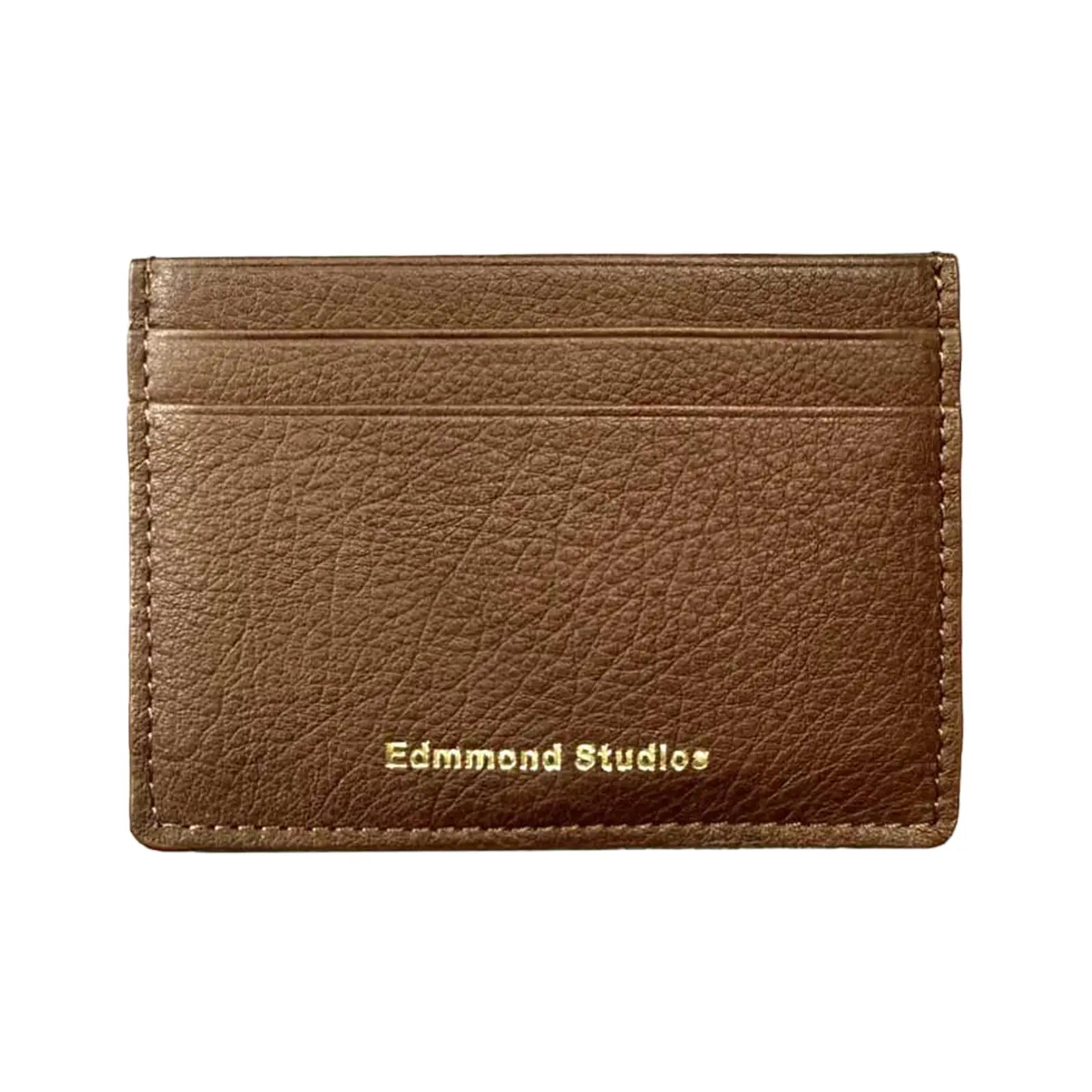 Edmmond Studios Fold Card Holder "Brown" (325-97-01750)