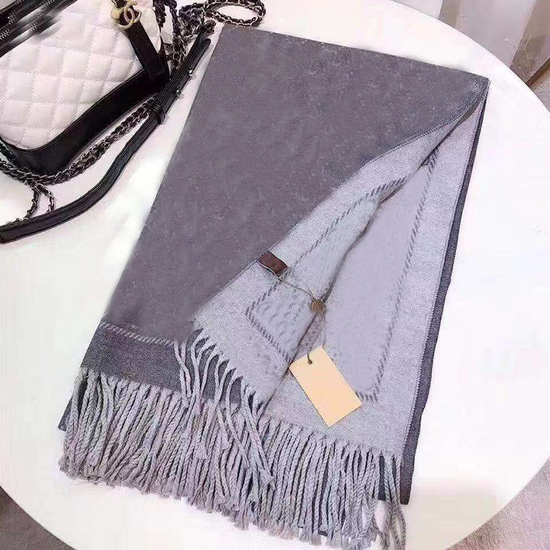 2022 Cashmere Winter Scarf for Women Luxury G Letter Print Thick Pashmina Blanket Bufanda Female Warm Horse Shawl and Wraps Echarpe