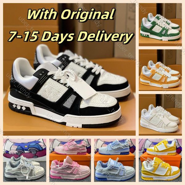 2025 New AAAA Designer Shoes Trainers Mens Womens Louies Shoes Low Sneakers Tour Lvs 8S Tennis Outdoors Jogging Fashion Lvses Shoes Running