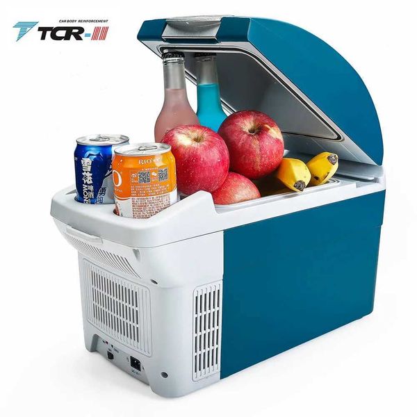 TTCR-II Portable Cooler 6L Mini Fridge DC12V Car Refrigerator Student Dormitory Cooling Box Touch Freezer Silent auto fridge CL240819