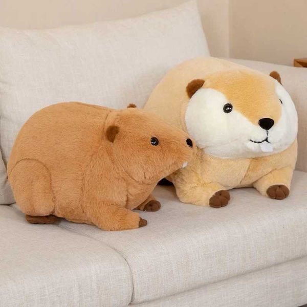 Plush Dolls 1pc 45cm-60cm Cute Nutria Peluche Toy Simulation Animal Dolls Kawaii Beaver Plush Pillow Stuffed Soft Birthday Decor Gift J24121