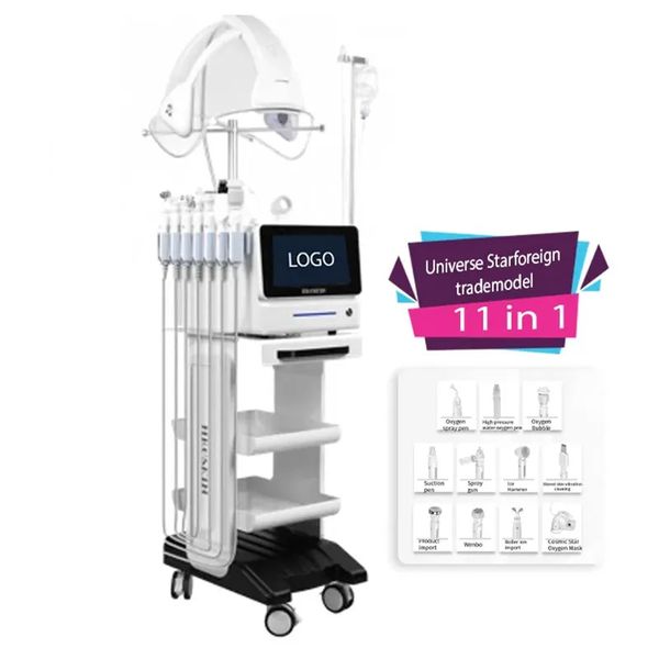 2025 Hot Selling Pdt Led Light Therapy Facial Cleansing Product Machine 11 In 1 Oxygenation Glow Skin Machine Wrinkle Remover Moisturizer Po