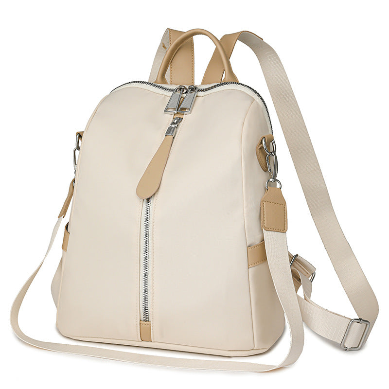 F220-Backpack simple commuting retro ladies bag outdoor large capacity multi-purpose shoulder bag