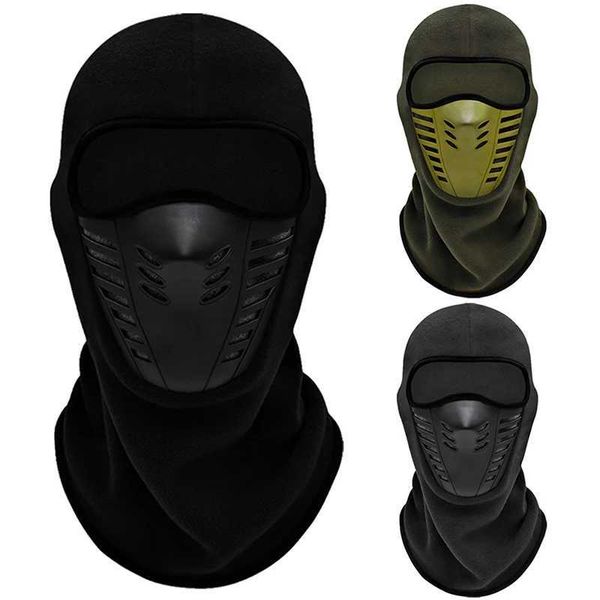 1Pc Motorcycle Mask Fleece Thermal Face Mask Keep Warm Riding Balaclava Biker Winter Windproof Ski Mask Men WomenXJ240828