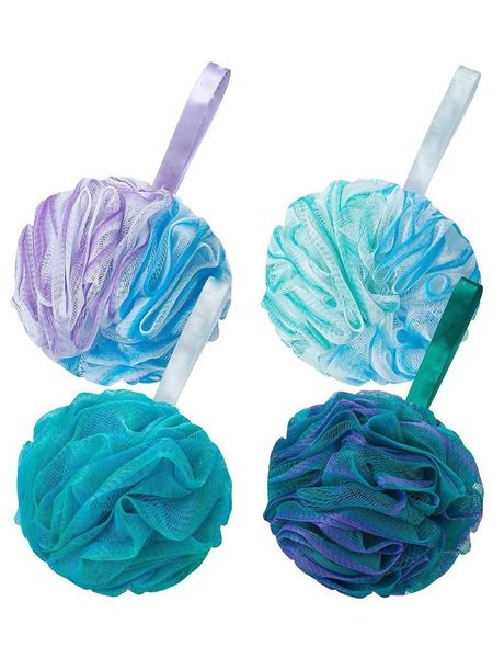 Loofah sponge 75g-piece exfoliating bath sponge body washer - Loofah 4 colors Y240928
