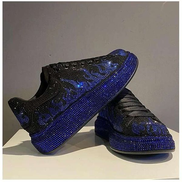 New Charming Men Showy Rhie Casual High Top Flats Male Designer Prom Sneakers Loafers Shoes Atos Hombre