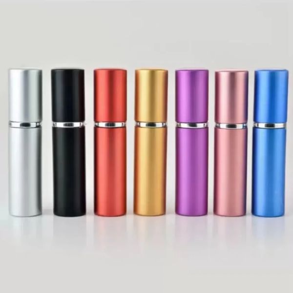 Favor 5ml Party Aluminium Anodized Compact Perfume Atomizer Fragrance Glass Travel Refillable Spray Bottle FY3329 0305