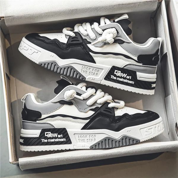 2025 Frete grátis Sapatos masculinos Moda masculina Sênis de outono nova marca confortável Soled Men Running Shoes Tenis