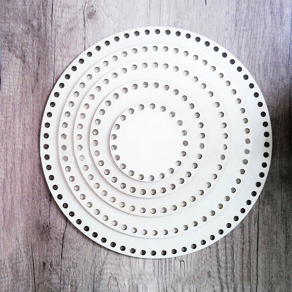 Wooden Knitting Crochet Bags Bottom