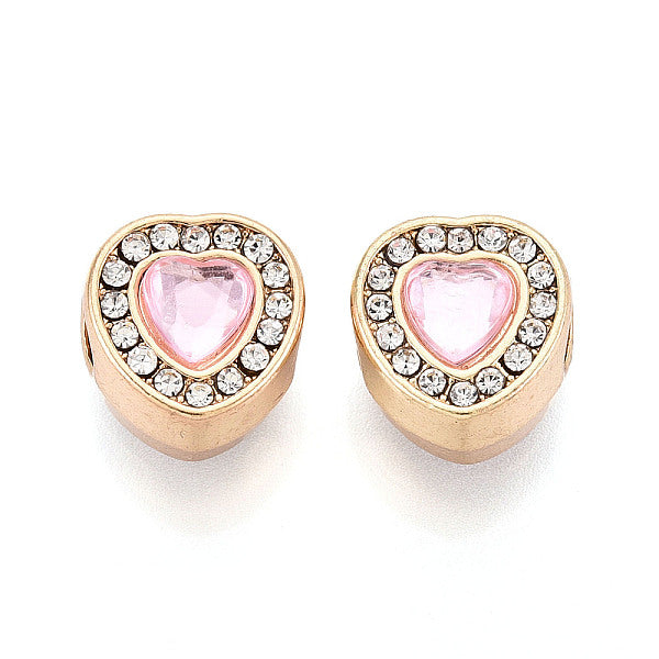 Accumuler strass de placage en alliage de perles européennes