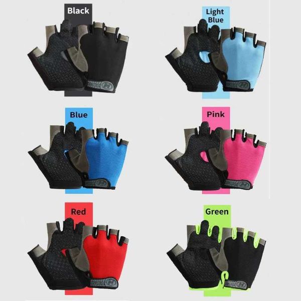 Half finger gloves mens and womens sports bicycles mountain tourism fishing breathable yoga fitness fast dryingW241018
