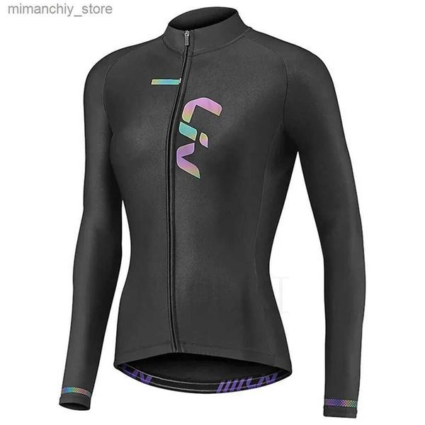 Cycling Jersey Sets Womens bicycle clothing road bicycle jersey summer womens short seven piece shirt Fa Bicyc Wear Liv clothing Ropa Ciclis