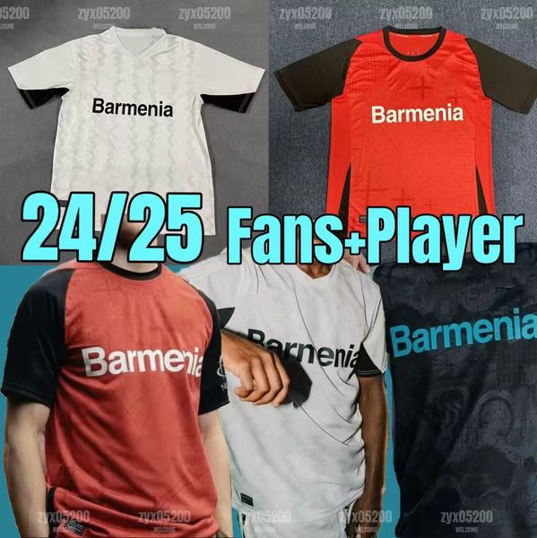 24 25 Bayer 04 Soccer Jerseys BONIFACE SCHICK PALACIOS GRIMALDO HOFMANN HINCAPIE TAPSOBA WIRTZ FRIMPONG 2024 Mens Football Shirts Home Away