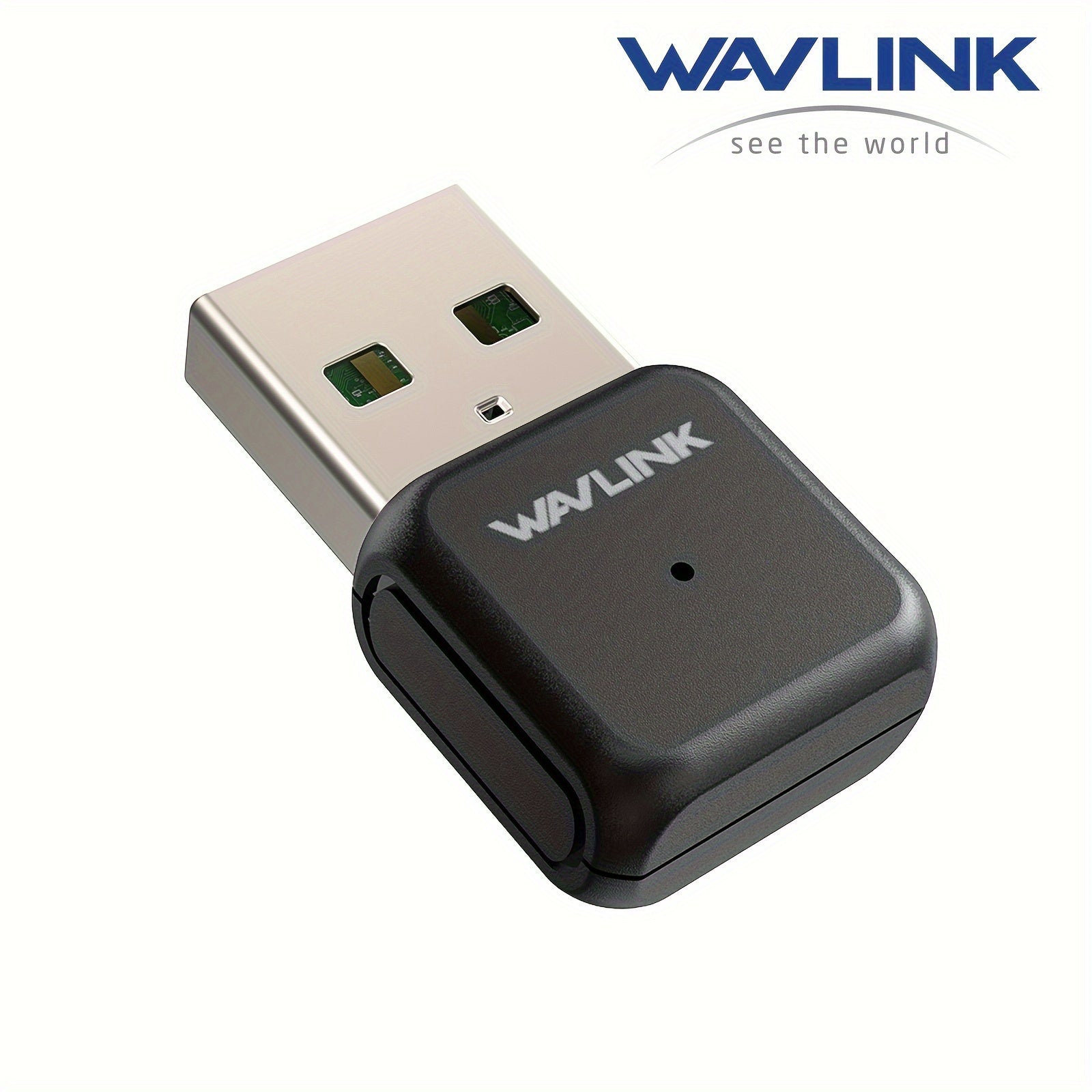 TEMU Wavlink Ac650 Dual Band Wifi Adapter 2.4g-5g 433mbps, Mu- 802. Mini Usb Dongle For Pc Laptop Desktop, -7-8-10-11 & .7.15, Portable Wifi Network