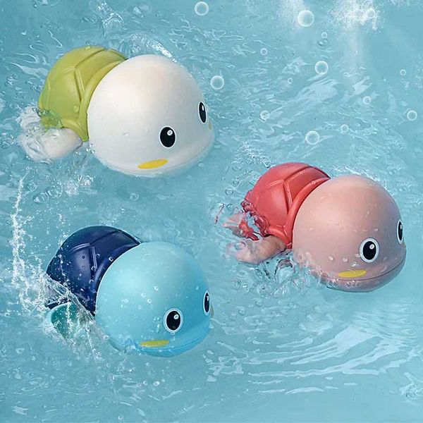 Baby Bath Toys 1 Clockwork Baby Bath Toy Cute Turtle Swimming Pool Toy Water Bath Summer Bathroom Toy Childrens Bathroom Toy CL250113