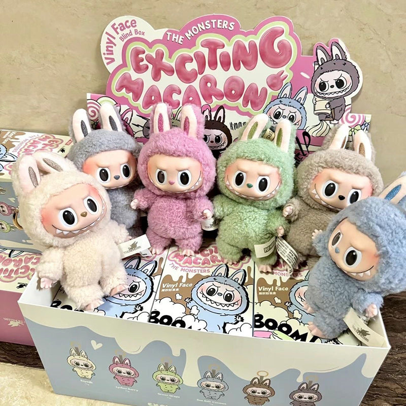 Pop Mart Labubu Doll Anime Figure Kawaii Monsters Have A Seat Series Vinyl Face Dolls Model Toy Blind Box Keychain Toy Wholesale Retail