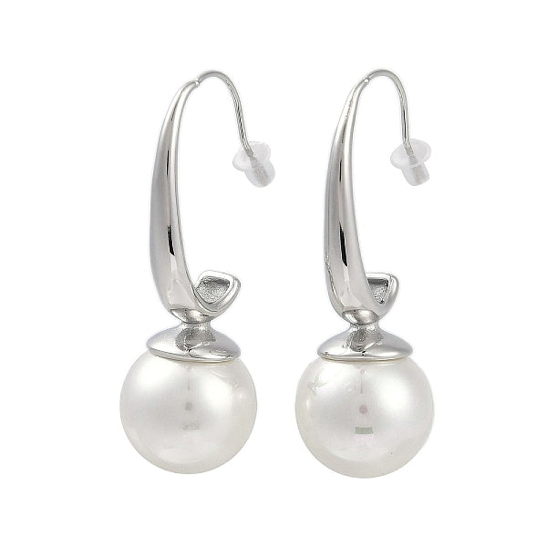 Boucles d'oreilles pendantes rondes en acier inoxydable 304 pour femmes