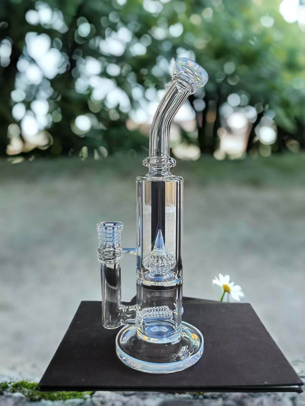 anguschenchen honeycomb bubbler Glass Bongs gravity bongs water pipes Hookahs bong ash catcher oil drill air holder The starting block is estimated