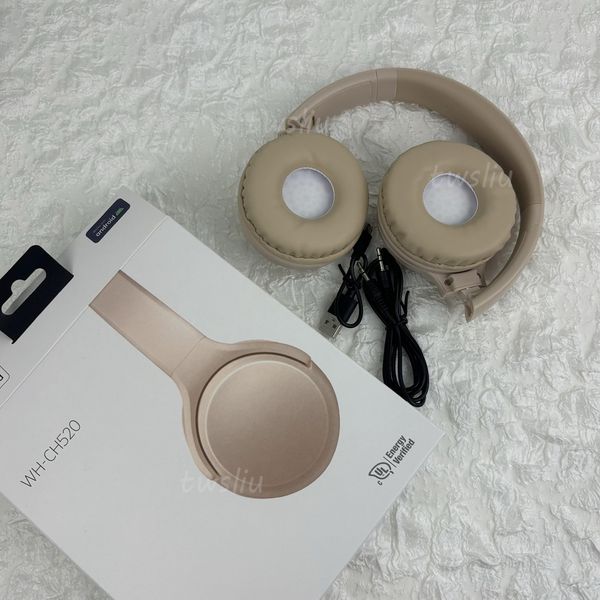 2024 New for Sony WH-CH520 Wireless Headphones with Mic Phone-Call Bluetooth Headset Earphones Sports bluetooth Earbuds
