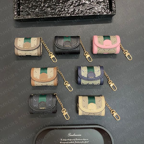 Mini Portable Earphone Bag For Apple Airpods 1 2 3 Pro Pro2 Pro3 Purse Headphone Wireless Charging House Case Storage Box Wallet Carrying Po