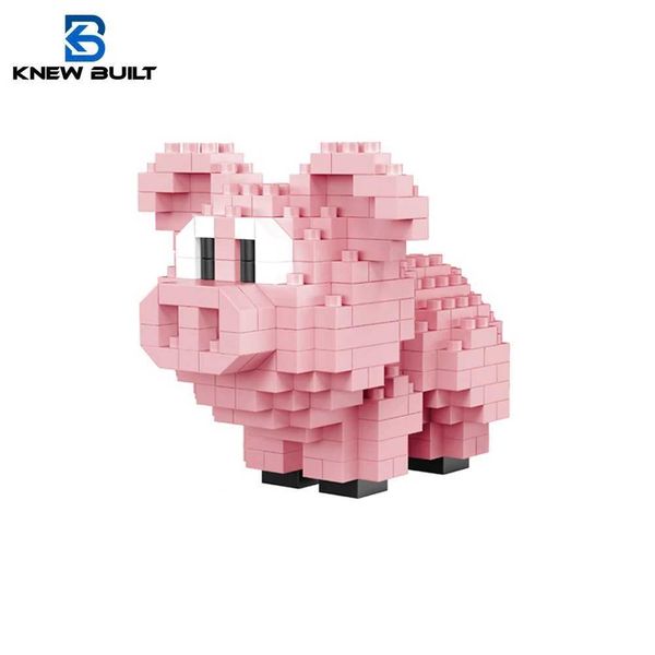 Blocks Parrot Puzzle Assembly Building Blocks Toy Animal Series 3D Model Miniature Diamond Brick Childrens Toy Pig Hamster Snail W240828 S24