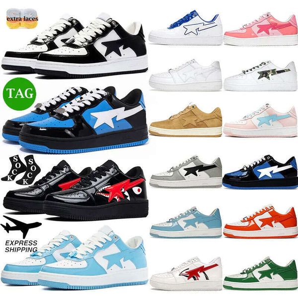 Designer Shoes for Mens Womens Sta Low Platform Sneakers Stases Black Camo Bule Grey Red Suede Shark Trainers Camouflage Skateboarding Joggi