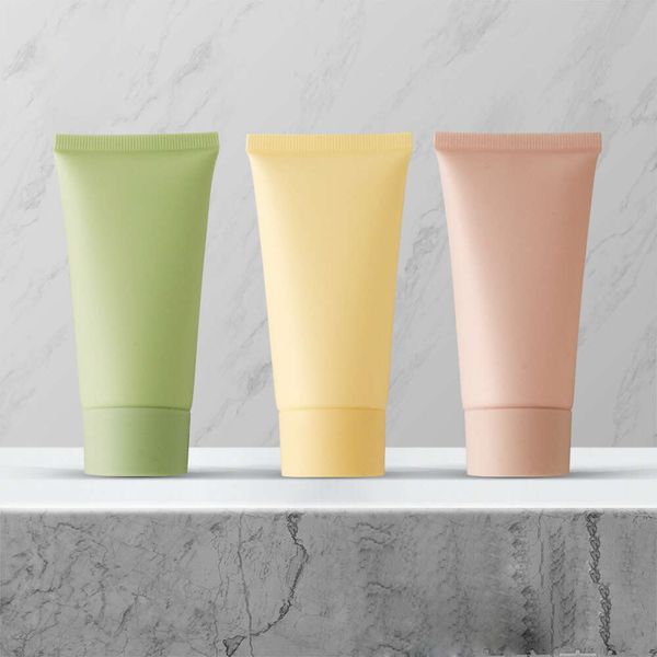 20Pcs Empty Plastic Soft Tube Matte Pink Green Squeeze Packing Bottle Ml Skin Care Hand Cream Lotion Cosmetic Travel Container B2