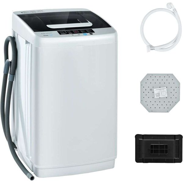 Portable Washing hine, 2-in-1 Laundry Washer and Spin Combo with 10 Programs, 8.8lbs Capacity