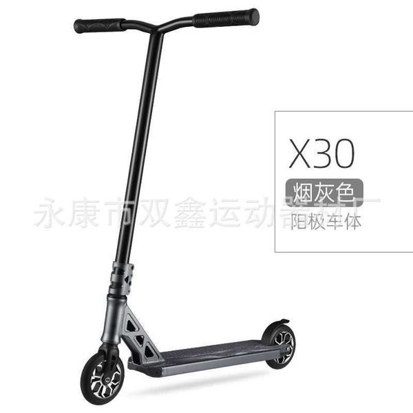 Scooters de chute 2022 Novo pedal de pedal de scooter Extreme pulando adulto sofisticado e adolescente com duas rodas Y240719JBWT