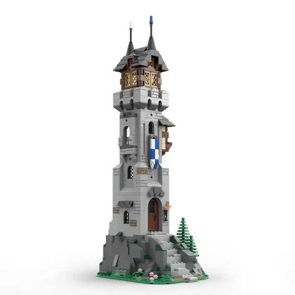 Blocks MOC Medieval Magic castle Model Building blocks Elf Tower Secret Lab DIY Assembled Brick Building Toys Gift For Kids Y241228T4MW
