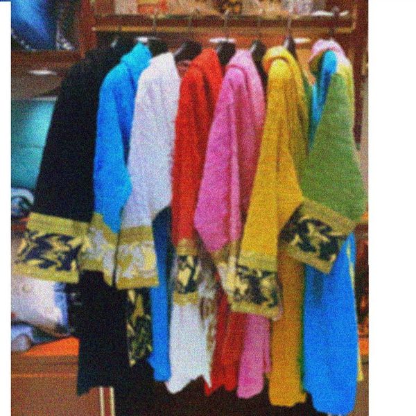 2022Men&#039;s Jackets Men Silk Sleepwear Nightgown Casual Kimono Bathrobe Light Luxury Retro Windbreaker Male Loose Home Wear Pajamas Nboh