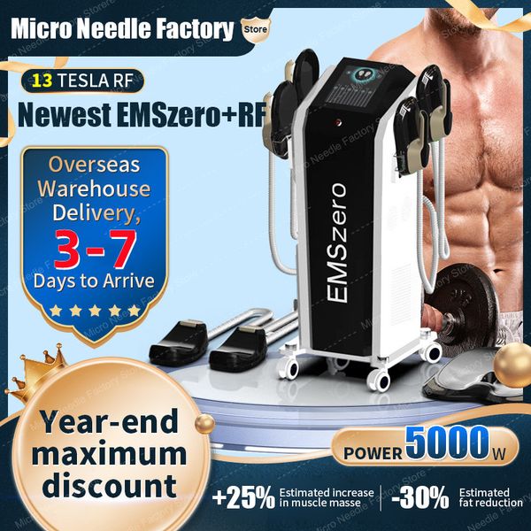 Emszero 14Tesla 6500W Beauty Items Sculpting Machine emsslim Electromagnetic Muscle Stimulator Butt Lift Fat Removal NEO EMSzero Machine