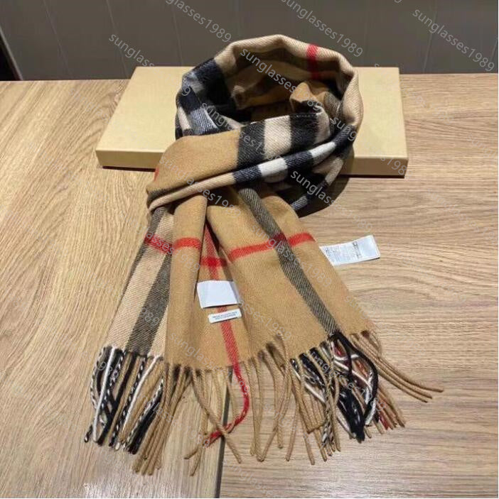 2025New top Women Man Designer Scarf fashion brand 100% Cashmere Scarves For Winter Womens and mens Long Wraps Size 180x30cm Christmas gift BB