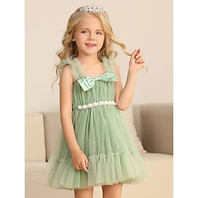 Vestido de princesa para meninas vestido halter vestido pompadour flor vestido de tule infantil vestido de aniversário vestido de desempenho vestido tutu